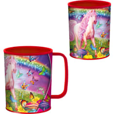 Happy Orange 3d pinkki poni kuppi