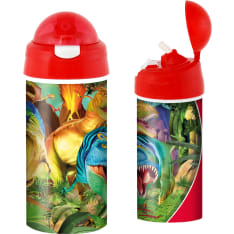 Happy Orange 3d dinosaurs drinking bottle