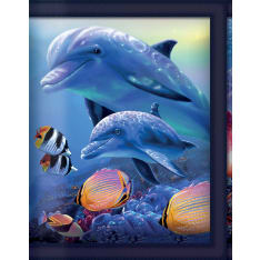 Deluxebase 3D LiveLife Wallets Seahorse Kingdom lompakko