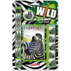 Deluxebase Wild Stationery Zebra kirjoitussetti