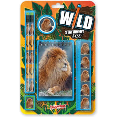 Deluxebase Wild Stationery Lion kirjoitussetti