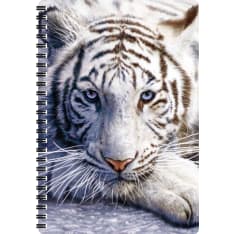 Deluxebase 3D LiveLife White Tiger Repose kierrevihko