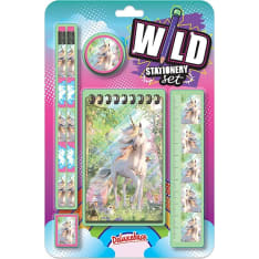 Deluxebase Wild Stationery Unicorn kirjoitussetti