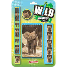 Deluxebase Wild Stationery Elephant kirjoitussetti