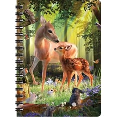 3D LiveLife Jotters - Deer at Dawn