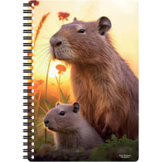3D LiveLife Notebooks - Cute Capybaras