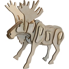 Deluxebase Eco 3D - Moose Wooden Puzzle