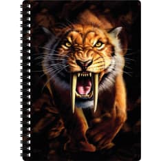 Deluxebase 3D Livelife Sabertooth muistikirja