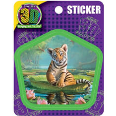 Deluxebase 3D LiveLife Stickers Tiger Lily tarrat