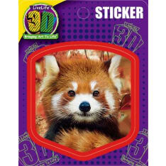 Deluxebase 3D LiveLife Stickers Baby Red Panda tarrat