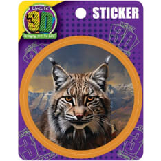 Deluxebase 3D LiveLife Stickers Bobcat tarrat
