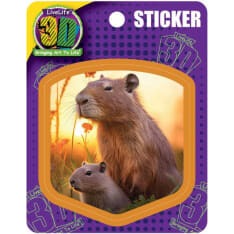 Deluxebase 3D LiveLife Stickers Cute Capybaras tarrat