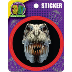Deluxebase 3D LiveLife Stickers T-Rex Skull tarrat