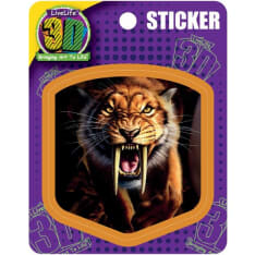 Deluxebase 3D LiveLife Stickers Sabertooth tarrat