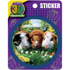 Deluxebase 3D LiveLife Stickers Guinea Pigs tarrat