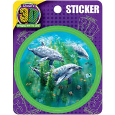 Deluxebase 3D LiveLife Stickers Dolphin Kelp Bed tarrat