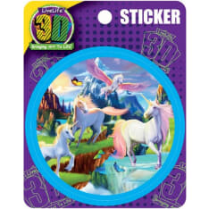 Deluxebase 3D LiveLife Stickers Unicorn Bliss tarrat