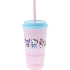 Hello Kitty & friends Mug with straw 400 ml