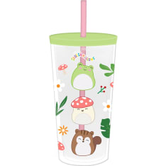 Squishmallows cottage Mug with straw 600 ml