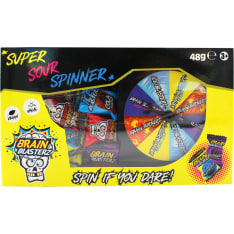 Brain Blasterz Super Sour Spinner Game 48 g kirpeä makeispeli