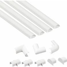 D-Line 4 pcs 20x10 mm cable channel set