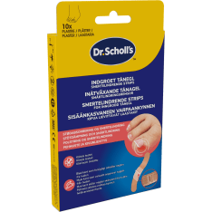 Scholl 10pcs Ingrown Toenail Pain Relief Strips