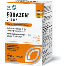 Equazen Chews Mansikka 180 kpl ravintolisä