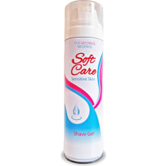 Works Soft Care 200 ml skin hair shaving gel