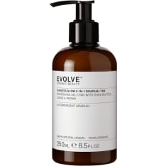 Evolve Organic Beauty Sunless Glow 3-in-1 Gradual Tan 250 ml self-tanning body cream