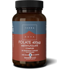Terranova Folate 400 µg Complex 50 caps. dietary supplement