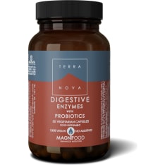 Terranova Digestive Enzymes with Probiotics 50 kaps. ravintolisä