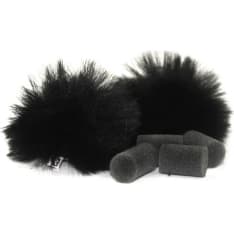 Rycote WindjammerLavalier Black 2pcs. mikrofonin tuulisuoja