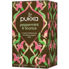 Pukka Peppermint & Licorice Luomu 20 pss pussitee