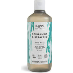 I Love Naturals Bergamot & Seaweed 500 ml shower gel