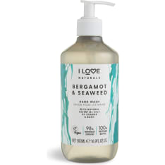 I Love Naturals Bergamot & Seaweed 500 ml nestesaippua
