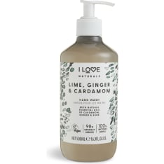 I Love Naturals Lime, Ginger & Cardamon 500 ml nestesaippua