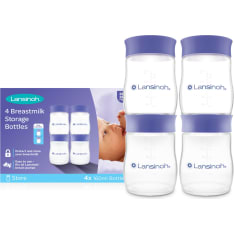 Lansinoh 4pcs milk storage bottles