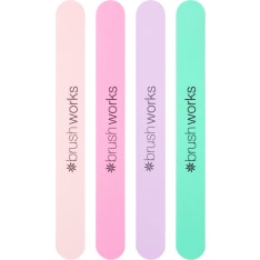 Brushworks Pastel Coloured Nail Files 4 kpl kynsiviila