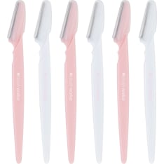 Brushworks Angled Dermaplaners 6 kpl ihokarvaveitsi