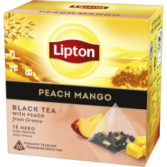 Lipton Peach Mango 20pss musta tee