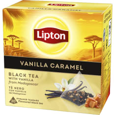 Lipton Vanilla Caramel 20pss musta tee