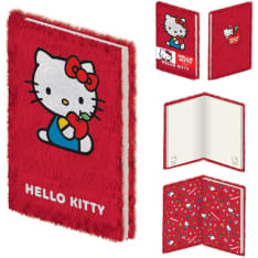 Hello Kitty A5 Plush Notebook