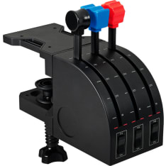 Logitech G Saitek Pro Flight Throttle Quadrant kaasuvipuohjain