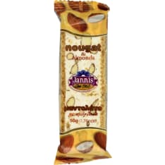 Jannis 50 g nougat-mantelilevy