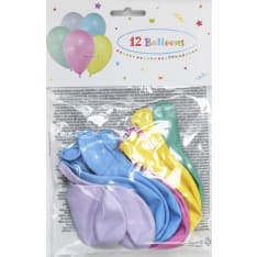 Balloon assortment pastel 12 pieces