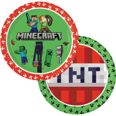 Minecraft 8 kpl 23cm pahvilautanen
