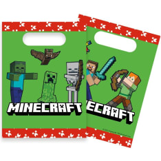 Minecraft 4 kpl paperinen lahjapussi