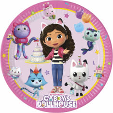 Gabby's Dollhouse 8 pcs 23cm cardboard plate