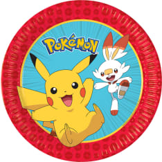 Pokemon 8 pcs 23 cm paper plates