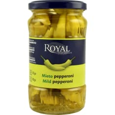 Royal 325/180 g vihreä mieto pepperoni